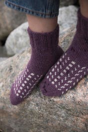 Skär - sokker med fiskermønster